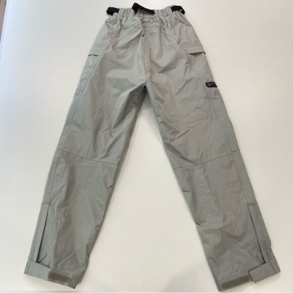 NWT WetSkins Waterproof Cargo Rain Pants Small Beige Hiking Outdoor Travel - Picture 6 of 13
